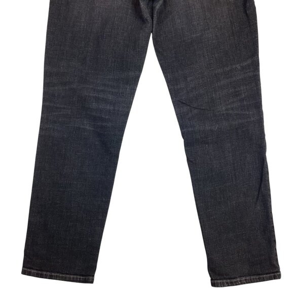 Eileen Fisher Black Slim Straight Jeans Womans 8 - Picture 9 of 11